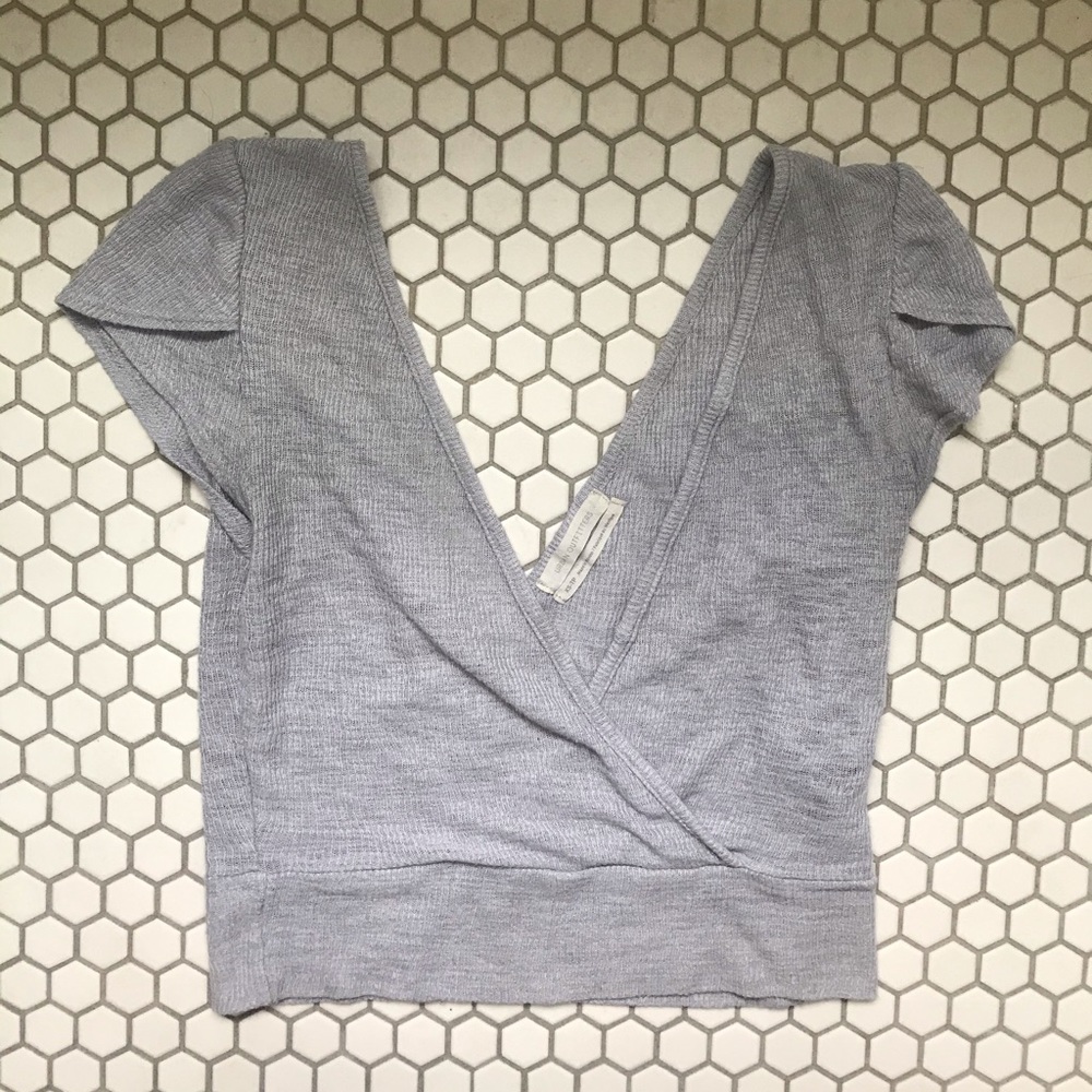 UO Double Surplice Top